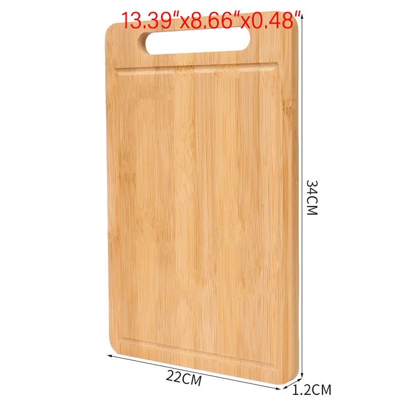 Double-Sided Solid Wood Cutting Board — Thickened, Durable & Naturally Safe