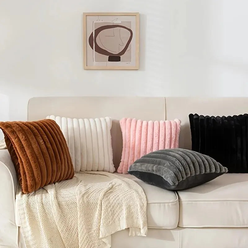 Stripe Corduroy Pillow Cover — Stylish & Cozy Accent