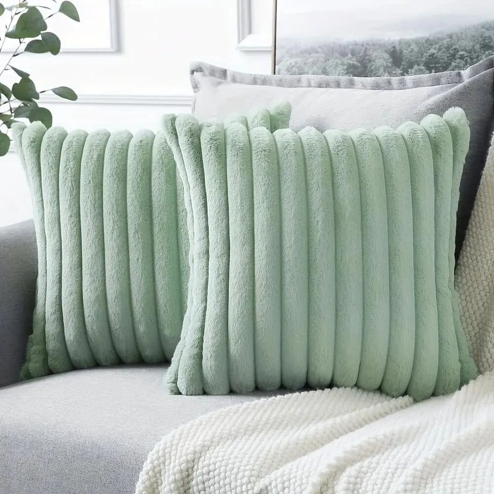 Stripe Corduroy Pillow Cover — Stylish & Cozy Accent